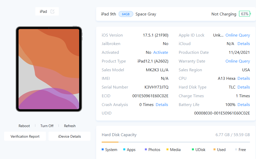 iPad 9th, Wi-Fi Only, 64GB, Space Gray - Photo 4